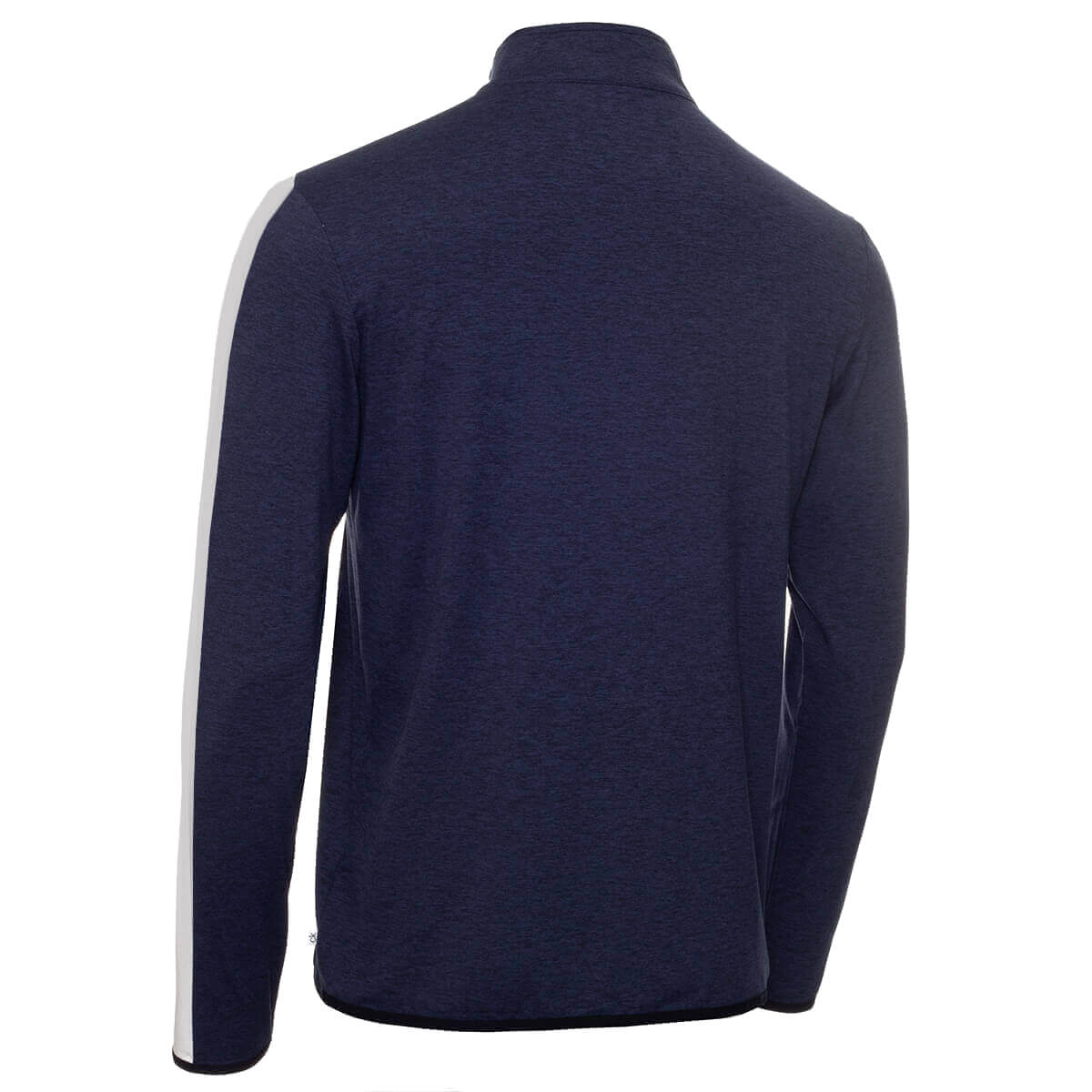 Calvin Klein Mens 2025 Newport Striped Sleeves 1/4 Zip Sweater 33% OFF RRP - Picture 7 of 9