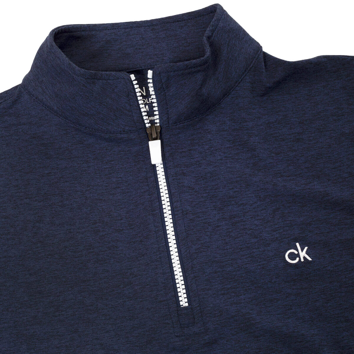 Calvin Klein Mens 2025 Newport Striped Sleeves 1/4 Zip Sweater 33% OFF RRP - Picture 9 of 9