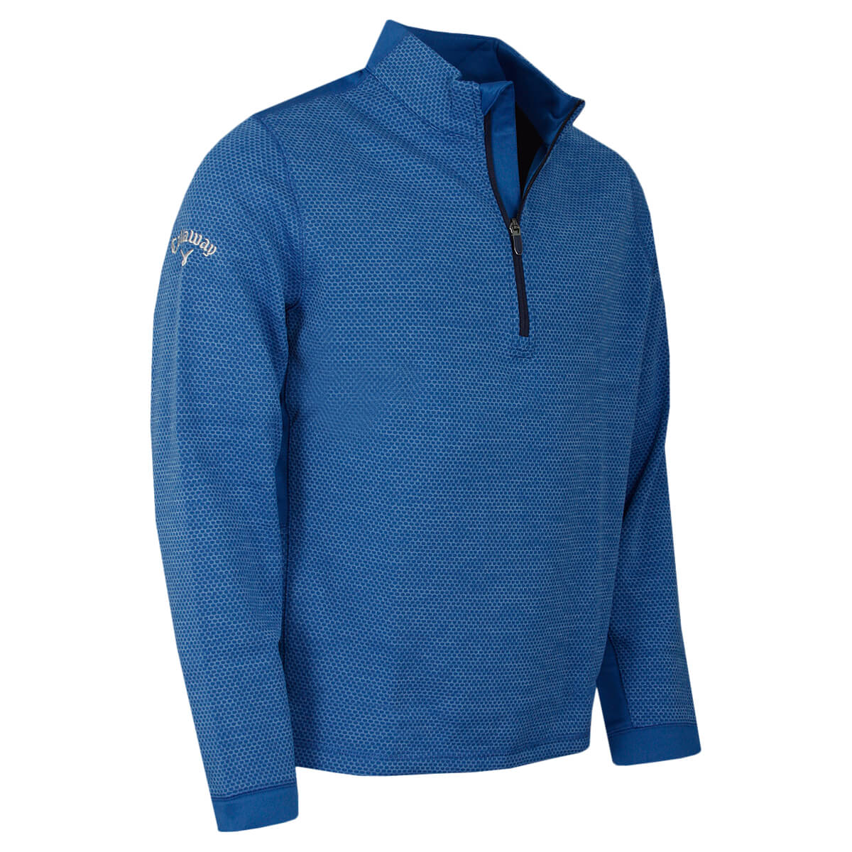 Callaway Golf Mens 2025 Hex Textured Thermal Fleece Pullover 29% OFF RRP - Picture 6 of 17