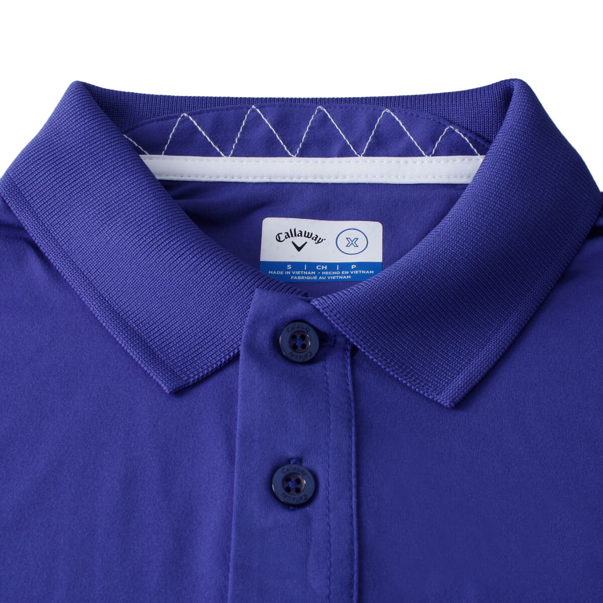 Callaway Golf Mens Solid Ribbed Wicking Stretch Golf Polo Shirt 40% OFF RRP - Picture 5 of 29