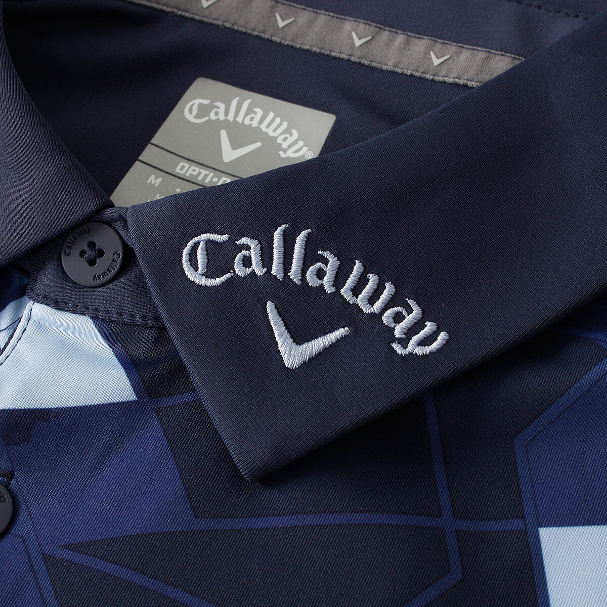 Callaway Golf Mens Kick Flip Print Wicking Golf Polo Shirt 36% OFF RRP - Produktbild 2
