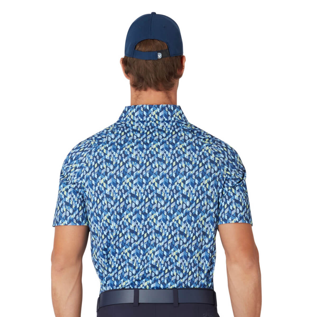 Callaway Golf Mens 2025 Kaleidoscope Chev Wicking Golf Polo Shirt 32% OFF RRP - Picture 9 of 9