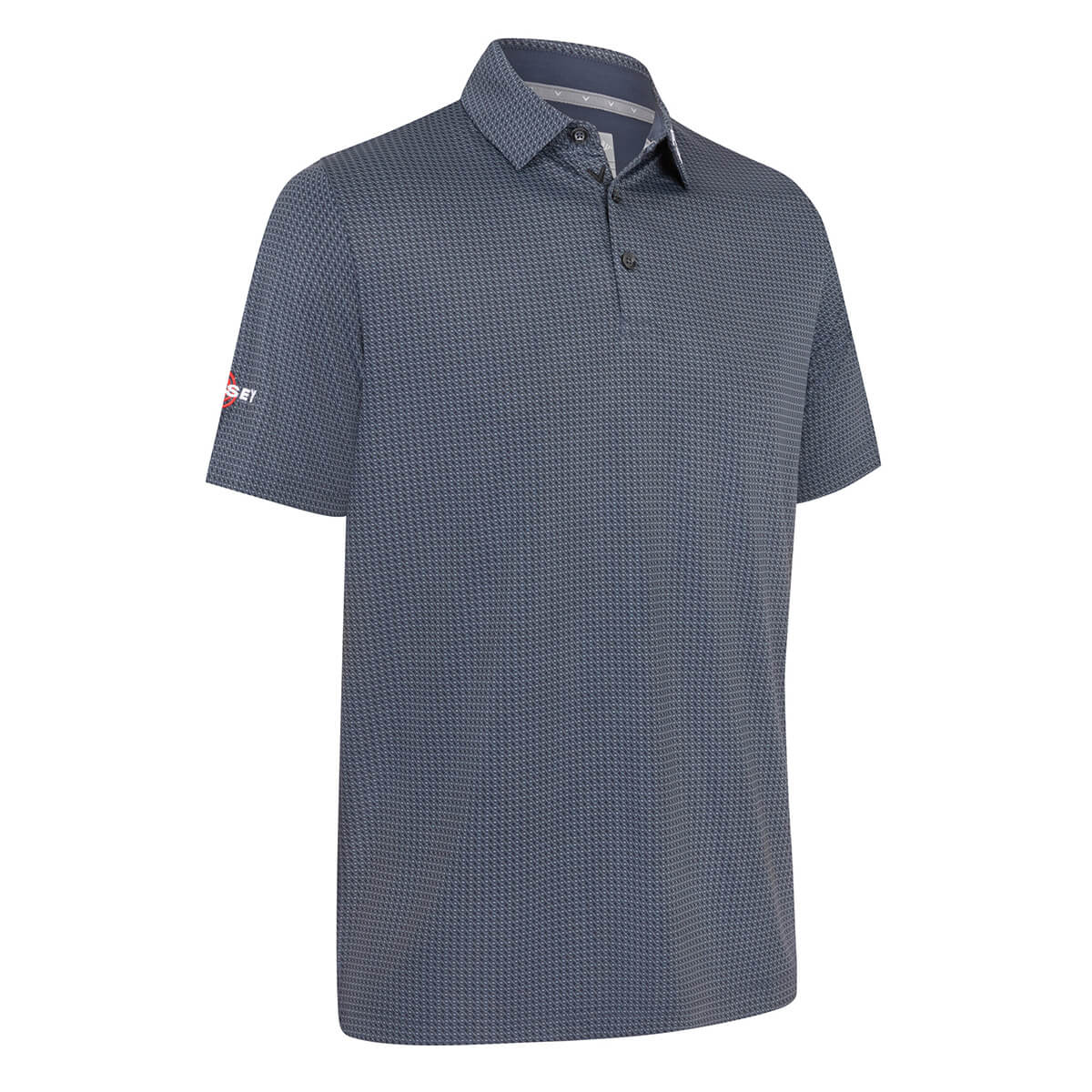 Callaway Golf Mens 2025 Odyssey Print Moisture Wicking Stretch Golf Polo Shirt - Picture 6 of 9