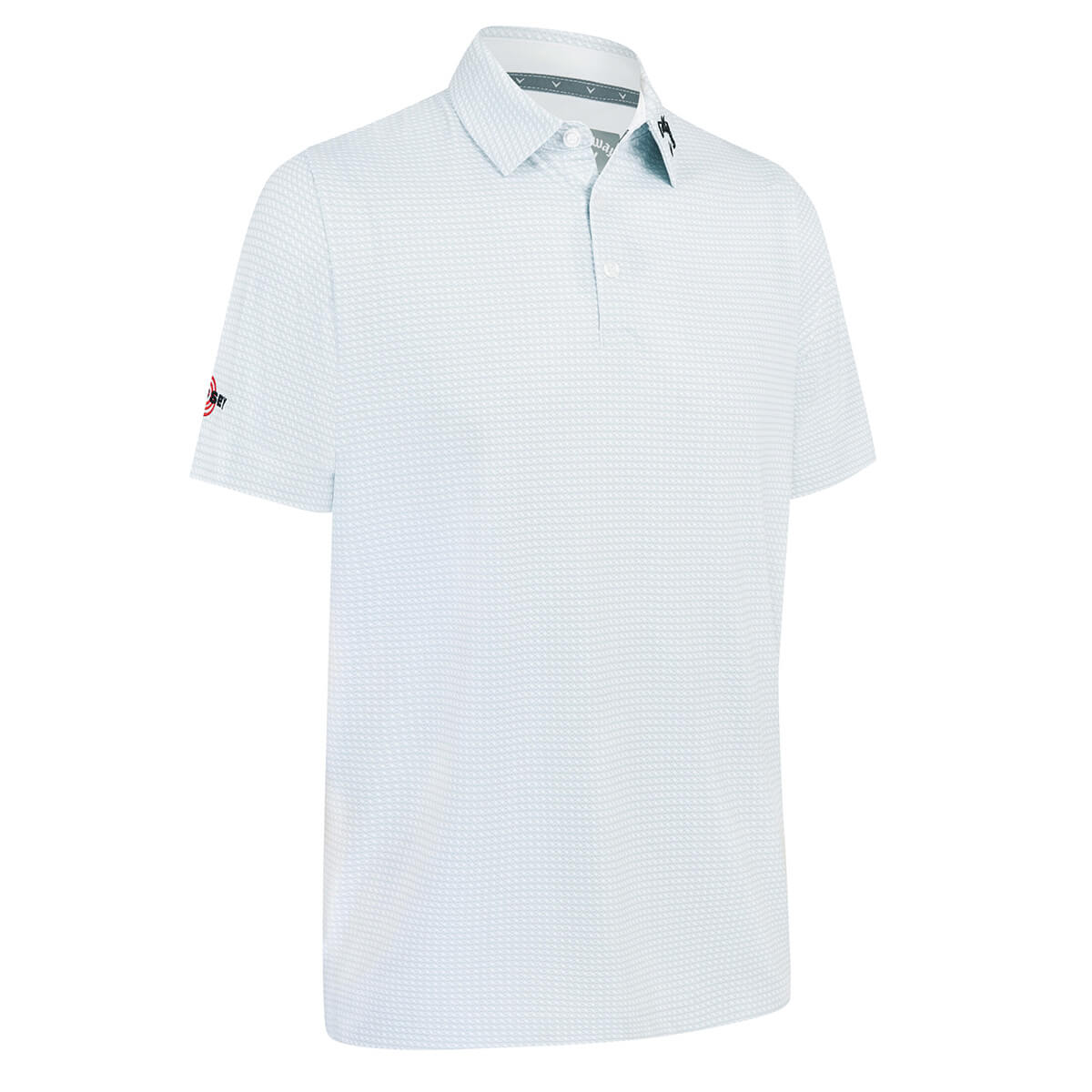 Callaway Golf Mens 2025 Odyssey Print Moisture Wicking Stretch Golf Polo Shirt - Picture 2 of 9