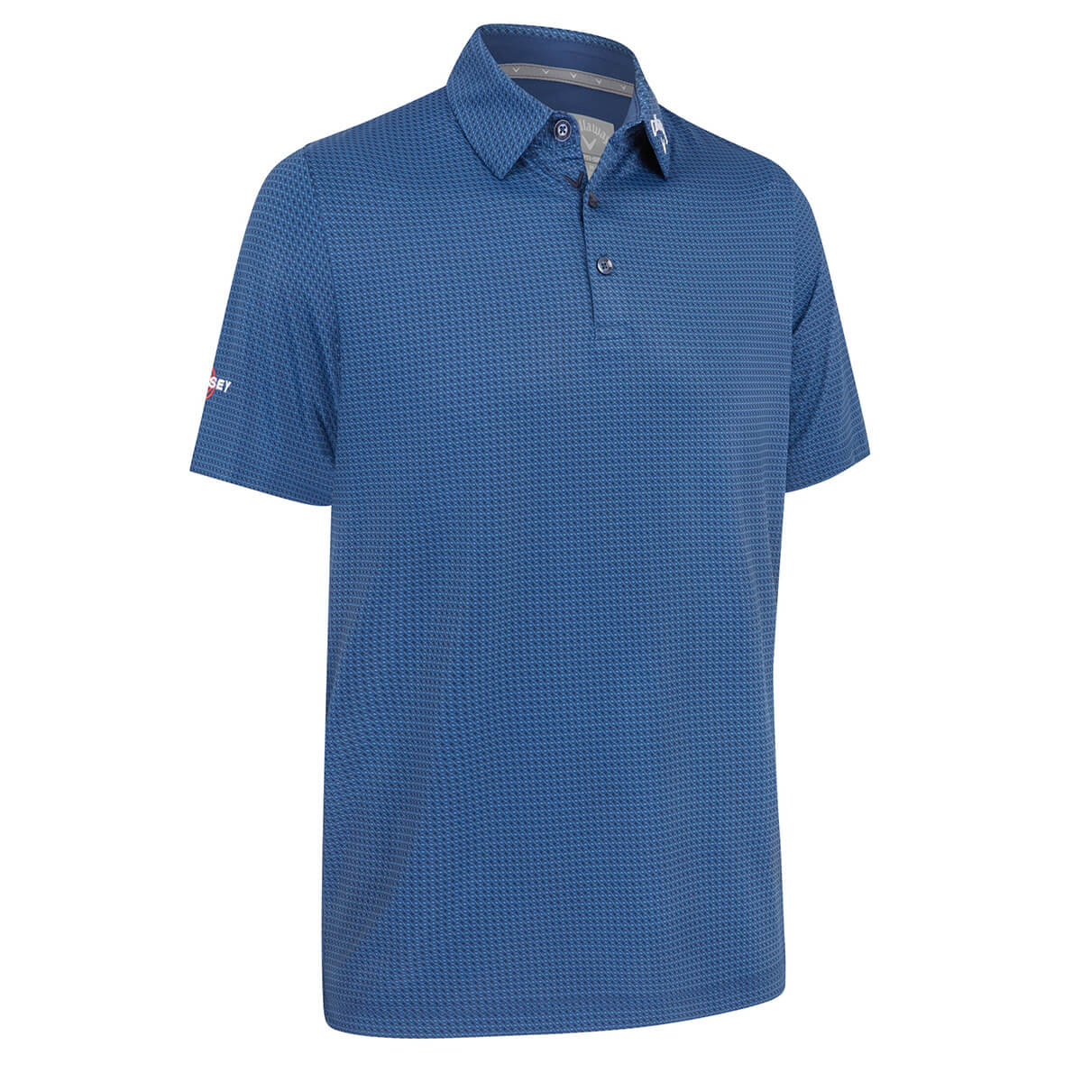 Callaway Golf Mens 2025 Odyssey Print Moisture Wicking Stretch Golf Polo Shirt - Picture 8 of 9