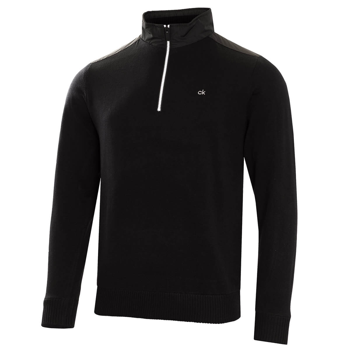 Calvin Klein Golf Mens Lined Merino 1/4 Zip Stretch Pullover Sweater 50% OFF RRP | eBay