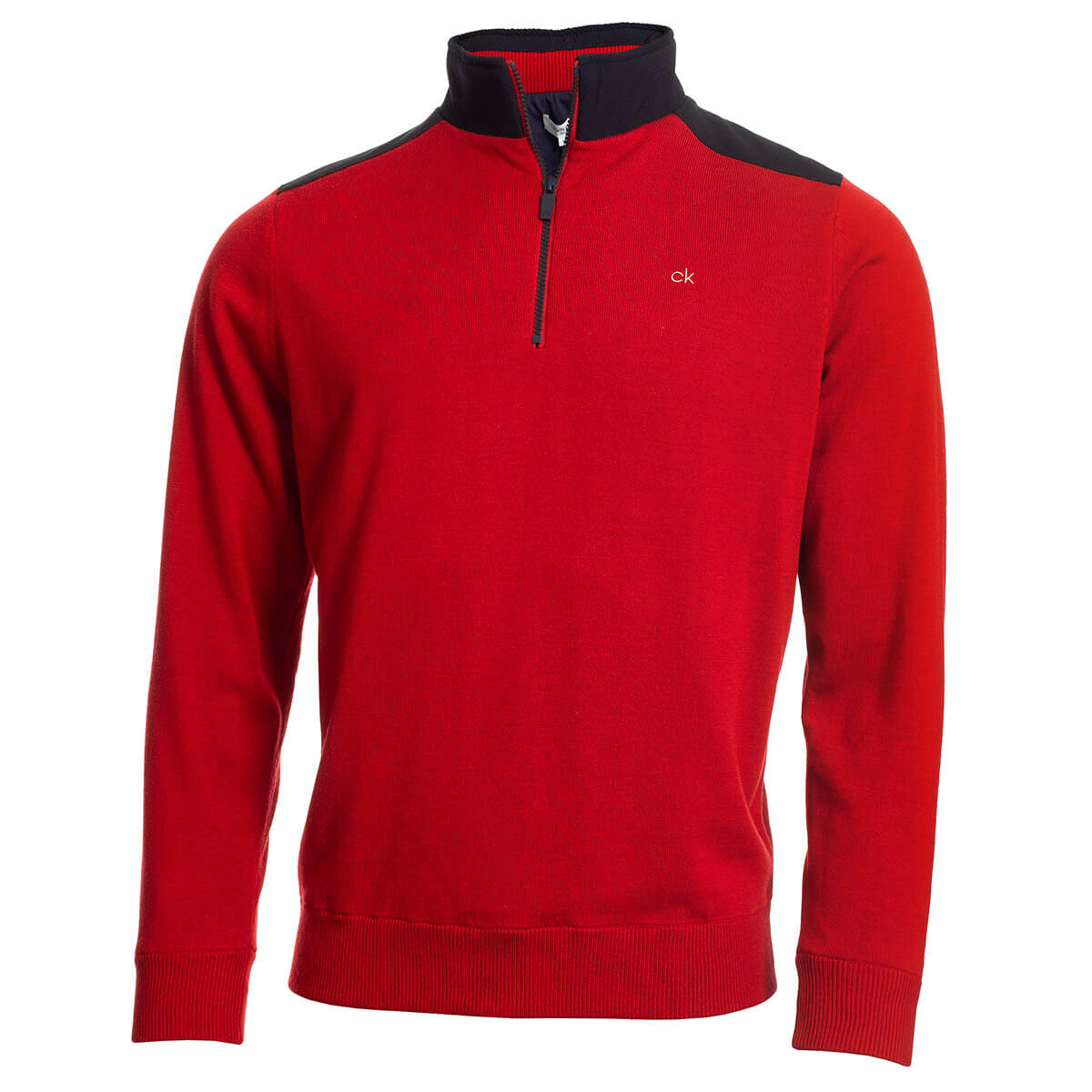 Calvin Klein Golf Mens Lined Merino 1/4 Zip Stretch Pullover Sweater 50% OFF RRP | eBay