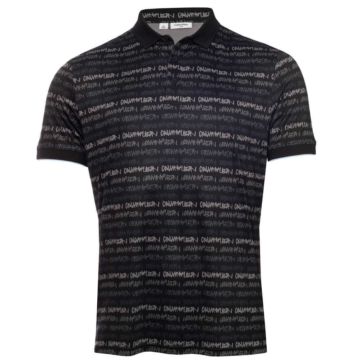 Calvin Klein Herren Signature Recycled Feuchtigkeitsableitendes Golf Poloshirt - Bild 2 von 17