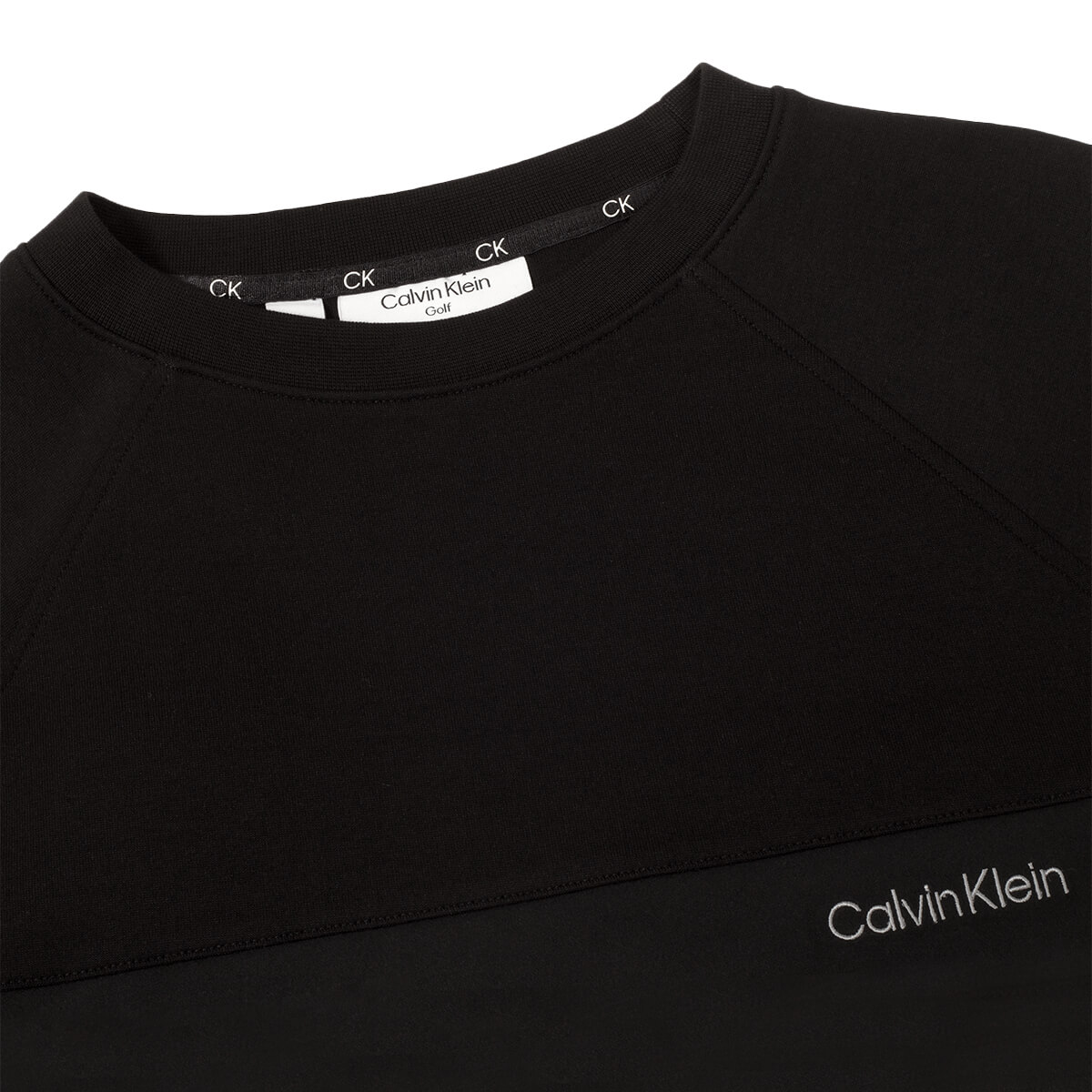 Suéter Calvin Klein Para Hombres Hyper Tech Tejido Elástico Mezcla Algodón - Imagen 3 de 10