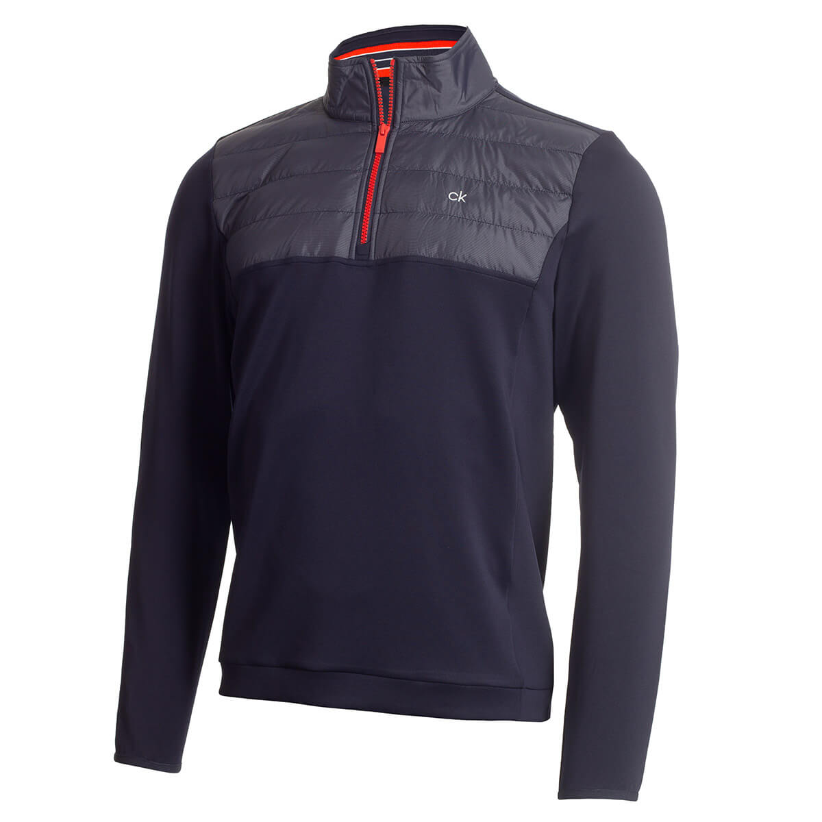 Calvin Klein Mens Shalex Half Zip Lightweight Insulated