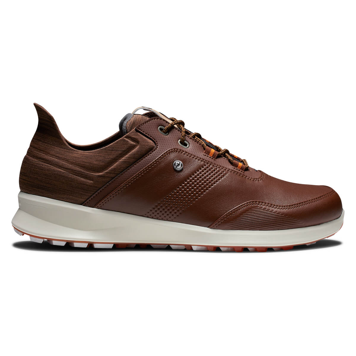 FootJoy Mens Stratos Waterproof StratoFoam Spikeless Leather Golf Shoes - Picture 6 of 13