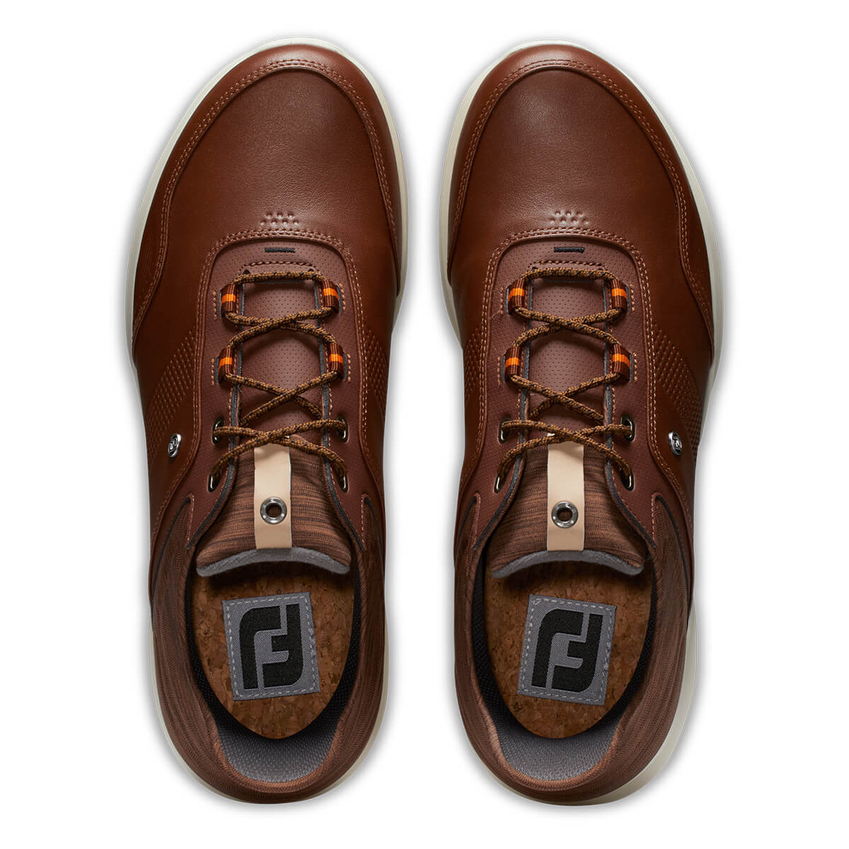 FootJoy Mens Stratos Waterproof StratoFoam Spikeless Leather Golf Shoes - Picture 8 of 13