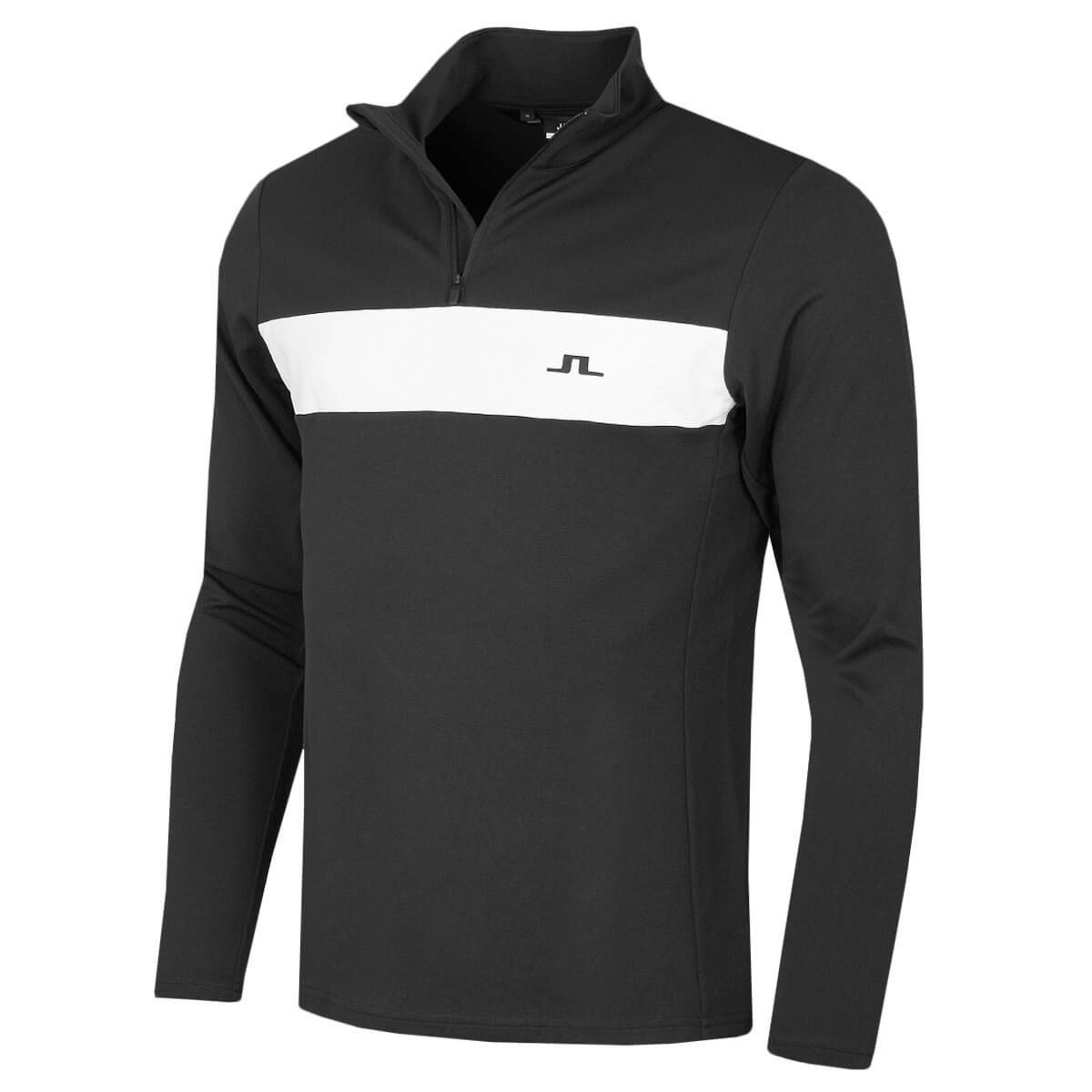 J.Lindeberg Herren 2025 Kleie Mittelschicht Brust Streifen Golf Reißverschluss Pullover 30 % RABATT UVP - Bild 2 von 17