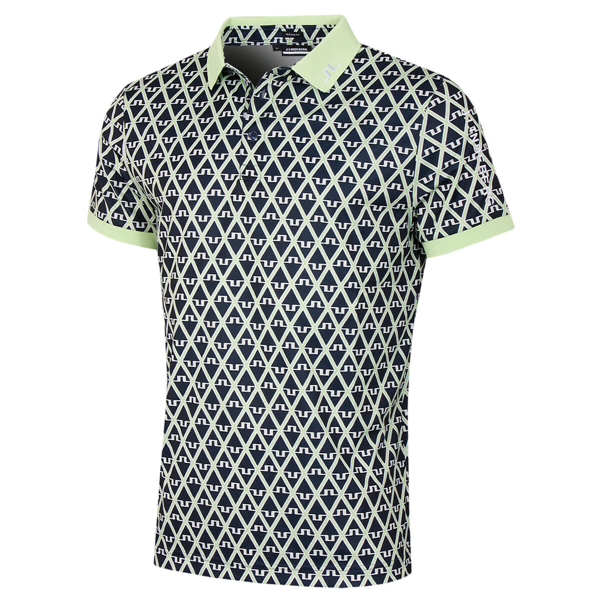 J.Lindeberg Herren Tour Tech Reg Fit Print Stretch Golf Polo Shirt 38 % Rabatt UVP - Bild 6 von 21