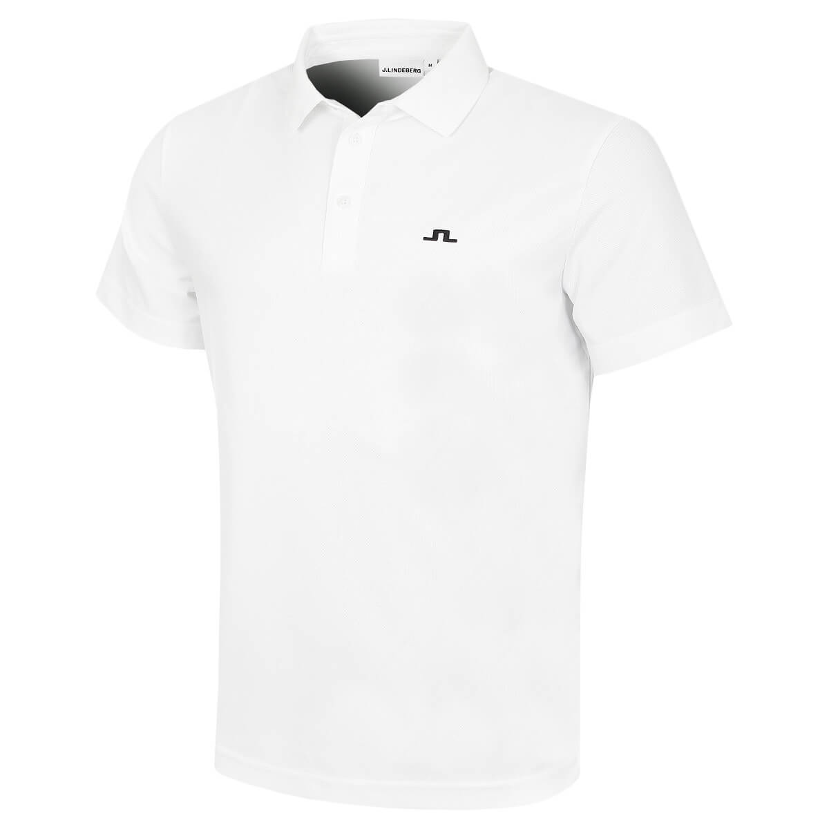 J.Lindeberg Men’s Bert Solid Moisture Wicking Golf Polo Shirt