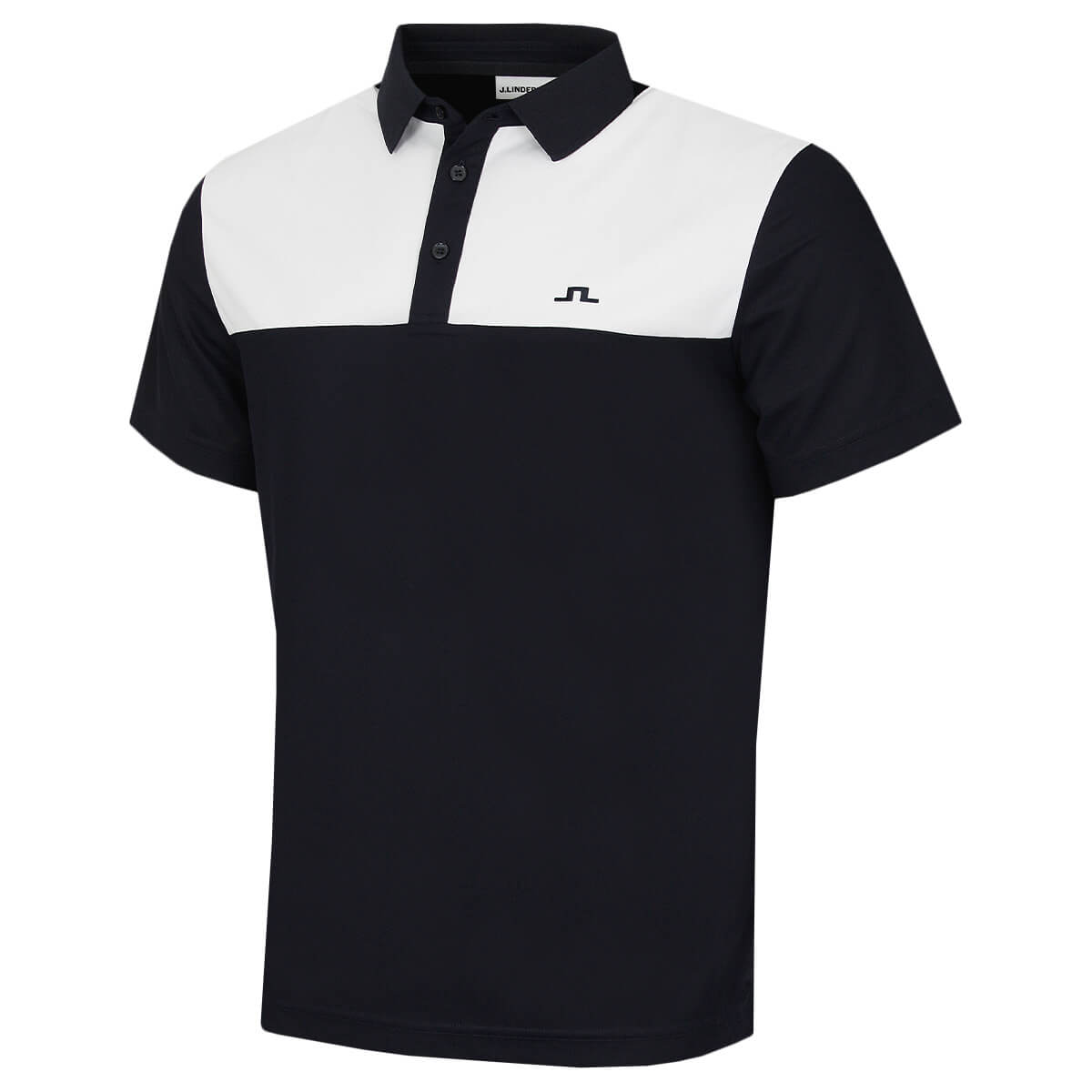 J.Lindeberg Men’s Bert Colourblock Wicking Golf Polo Shirt