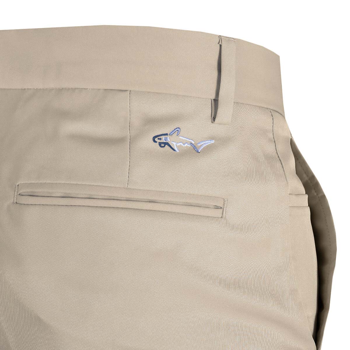 Greg Norman Mens Golf Flat Front Tech 