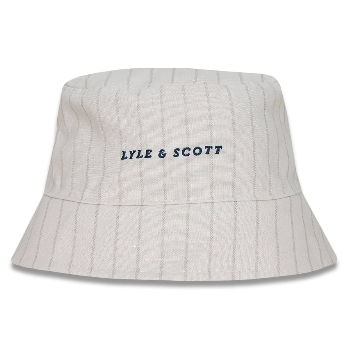 Sombrero de cubo Lyle & Scott para hombre a rayas de tela de algodón duradero talla única - Imagen 5 de 7