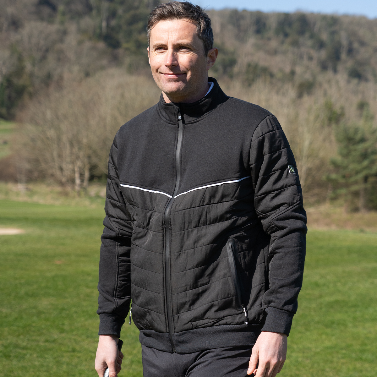 Island Green Mens Full Zip Hybrid Golf Jacket 44% OFF RRP