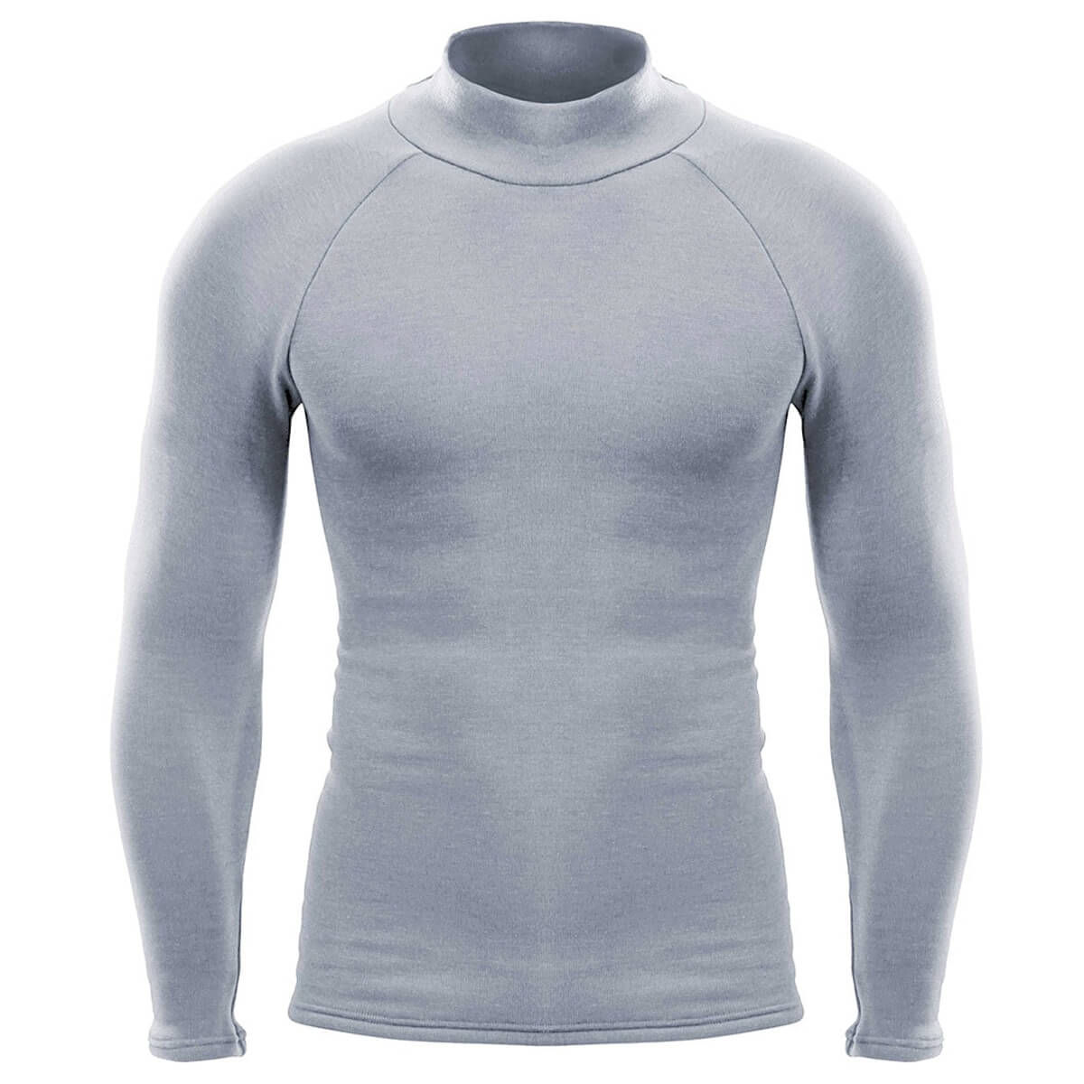 ZeroFit Hommes Heatrub Ultimate Mock Neck Tissu Évacuation D'Humidité Baselayer - Bild 11 von 22