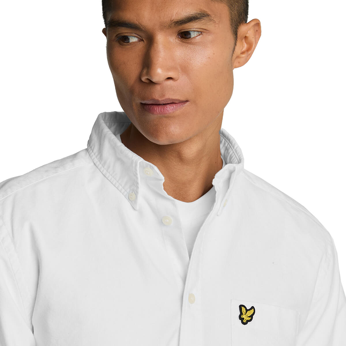 Lyle & Scott Hombre Oxford Cuello Botón Abajo Camisa de Manga Larga 31% OFF - Imagen 16 de 17