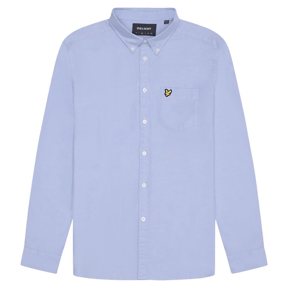 Lyle & Scott Hombre Oxford Cuello Botón Abajo Camisa de Manga Larga 31% OFF - Imagen 13 de 17