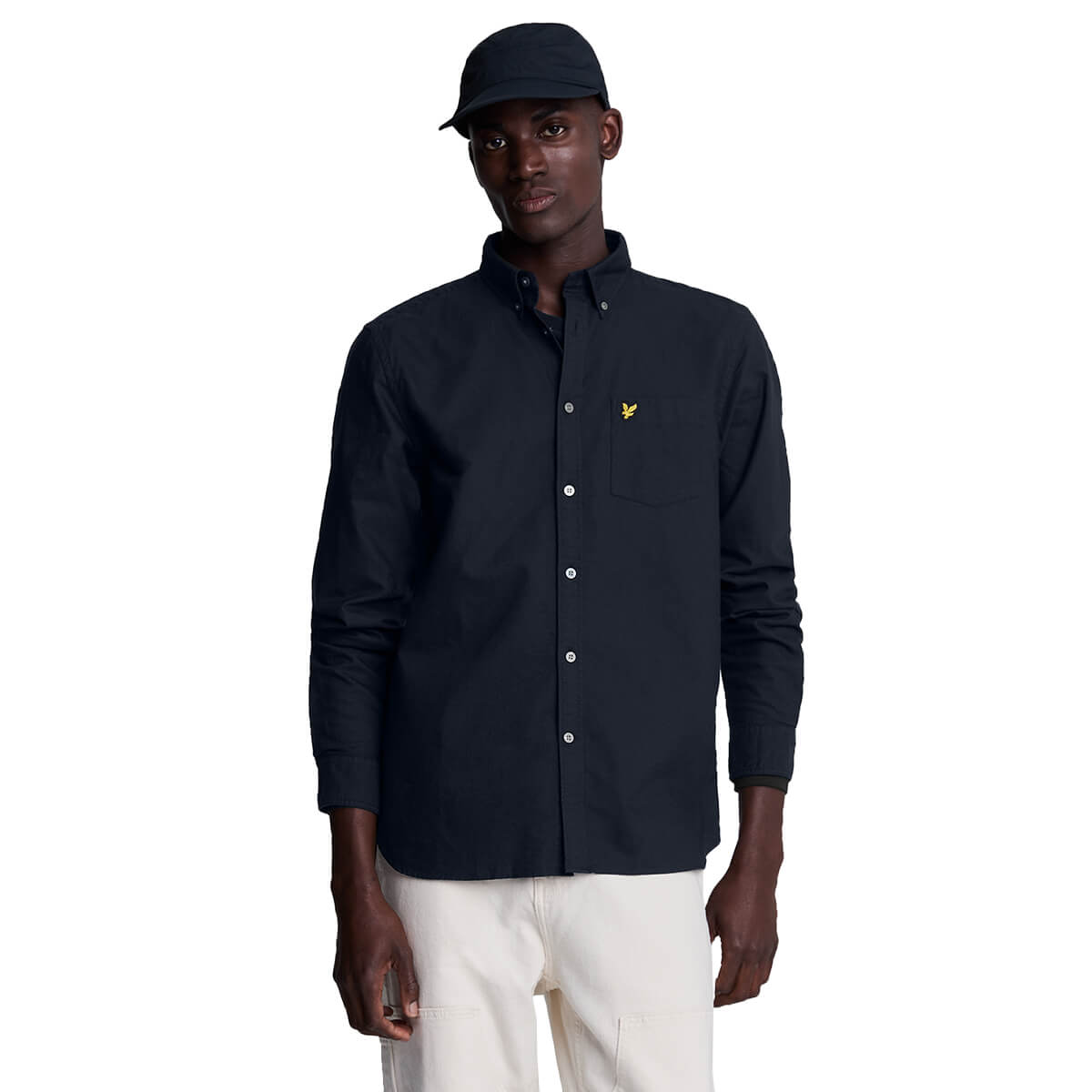 Lyle & Scott Hombre Oxford Cuello Botón Abajo Camisa de Manga Larga 31% OFF - Imagen 2 de 17