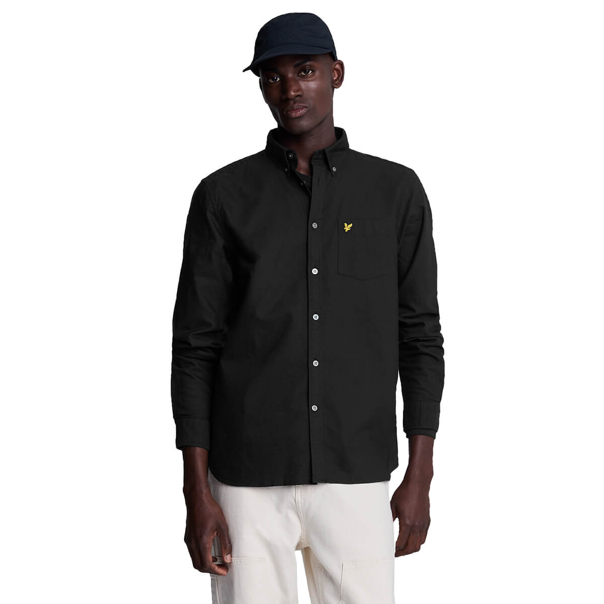 Lyle & Scott Hombre Oxford Cuello Botón Abajo Camisa de Manga Larga 31% OFF - Imagen 6 de 17
