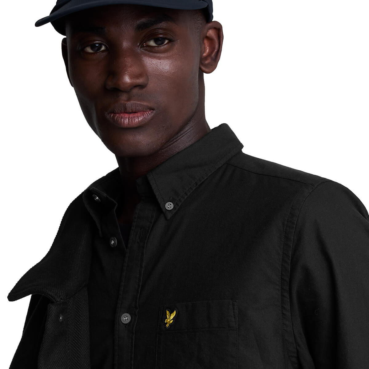 Lyle & Scott Hombre Oxford Cuello Botón Abajo Camisa de Manga Larga 31% OFF - Imagen 8 de 17