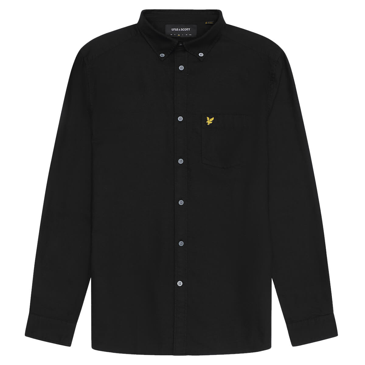 Lyle & Scott Hombre Oxford Cuello Botón Abajo Camisa de Manga Larga 31% OFF - Imagen 9 de 17