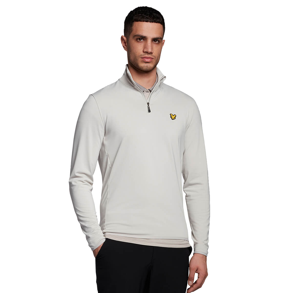 Lyle & Scott Mens Technical 1/4 Zip Midlayer Golf Sweater 44% OFF RRP - Imagen 8 de 8