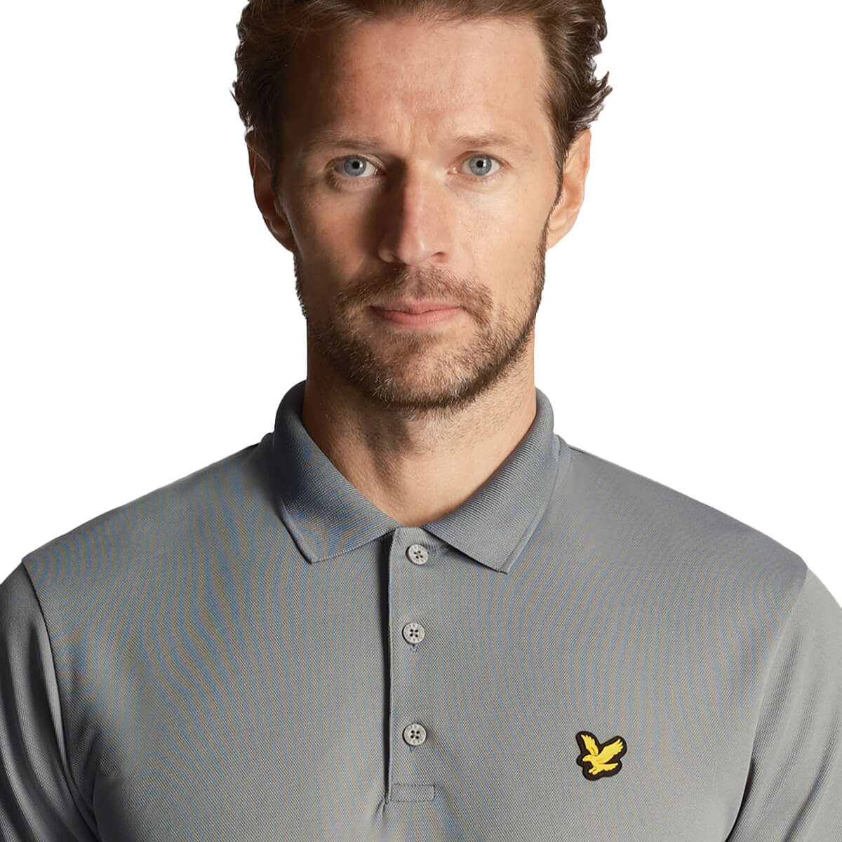 Lyle & Scott Golf para Hombre Tech Águila Logo Reciclado Polo 27% OFF - Imagen 16 de 29