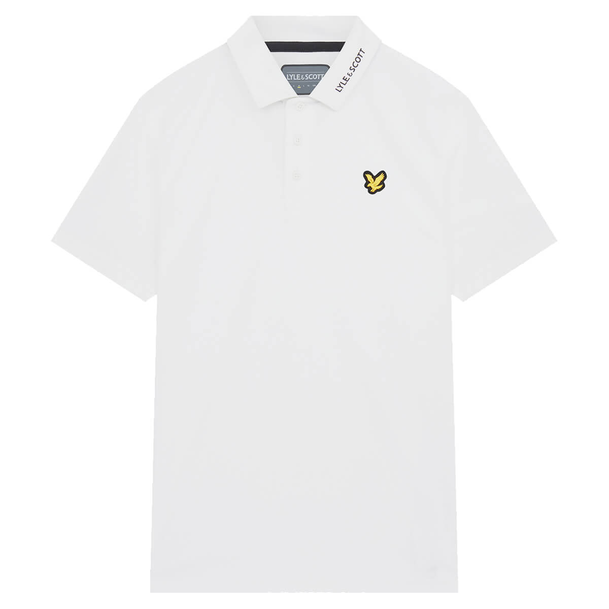 Lyle & Scott Hombre Tech Collar Logo Corte Normal Reciclado Polo 35% OFF - Imagen 12 de 12