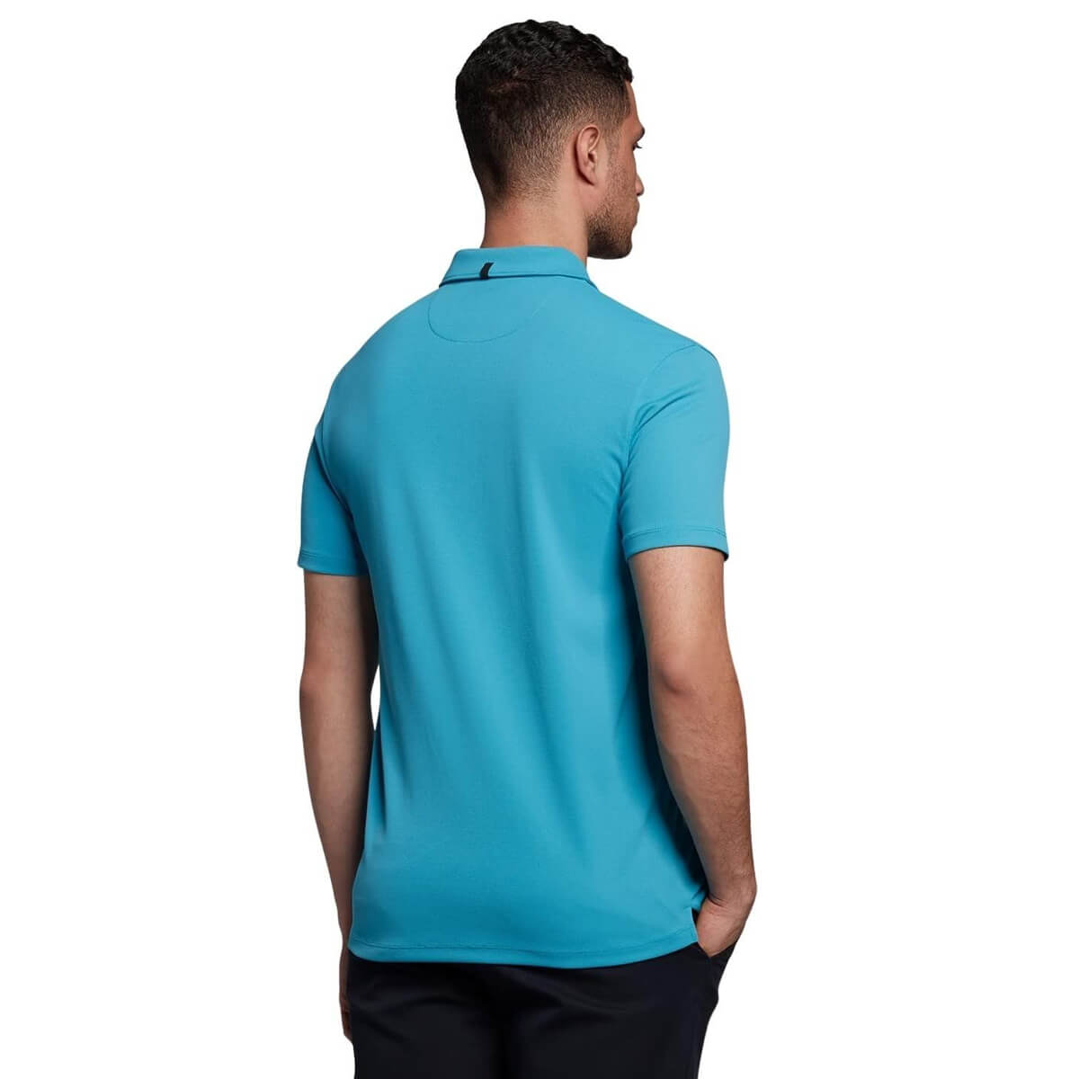 Lyle & Scott Hombre Tech Collar Logo Corte Normal Reciclado Polo 35% OFF - Imagen 6 de 12