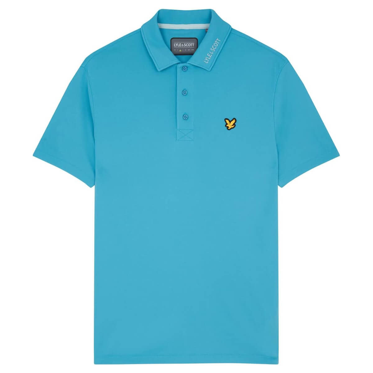 Lyle & Scott Hombre Tech Collar Logo Corte Normal Reciclado Polo 35% OFF - Imagen 8 de 12