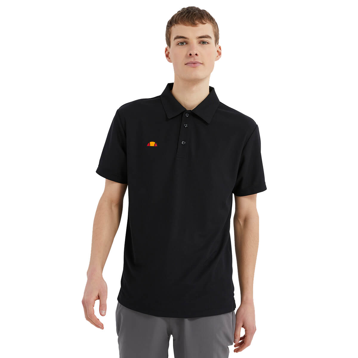 Ellesse Mens Bertola Anti-Odour Wicking 3 Button Golf Polo Shirt 30% OFF RRP - Picture 2 of 13