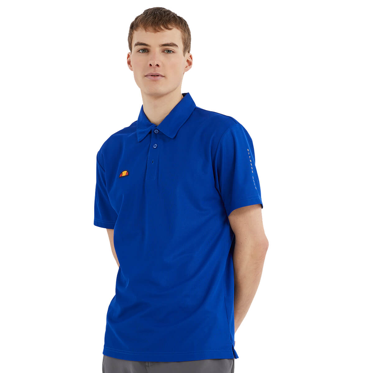 Ellesse Mens Bertola Anti-Odour Wicking 3 Button Golf Polo Shirt 30% OFF RRP - Picture 6 of 13