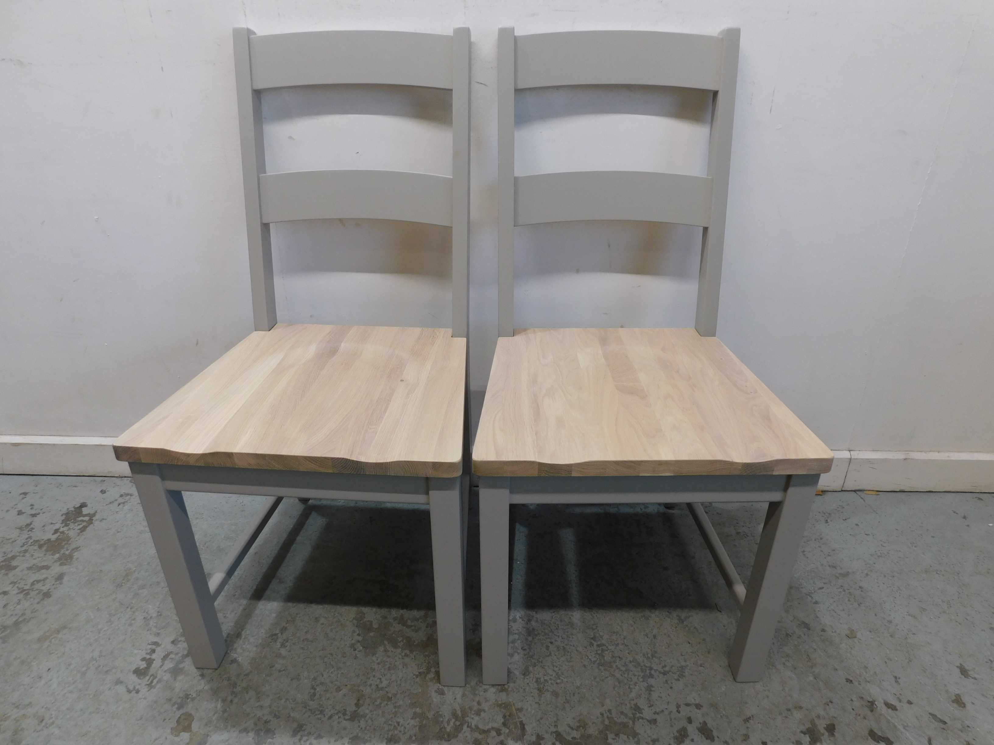 Laura Ashley Oakham Dining Chairs in Pale French Grey 80 OFF QA1212190911 eBay