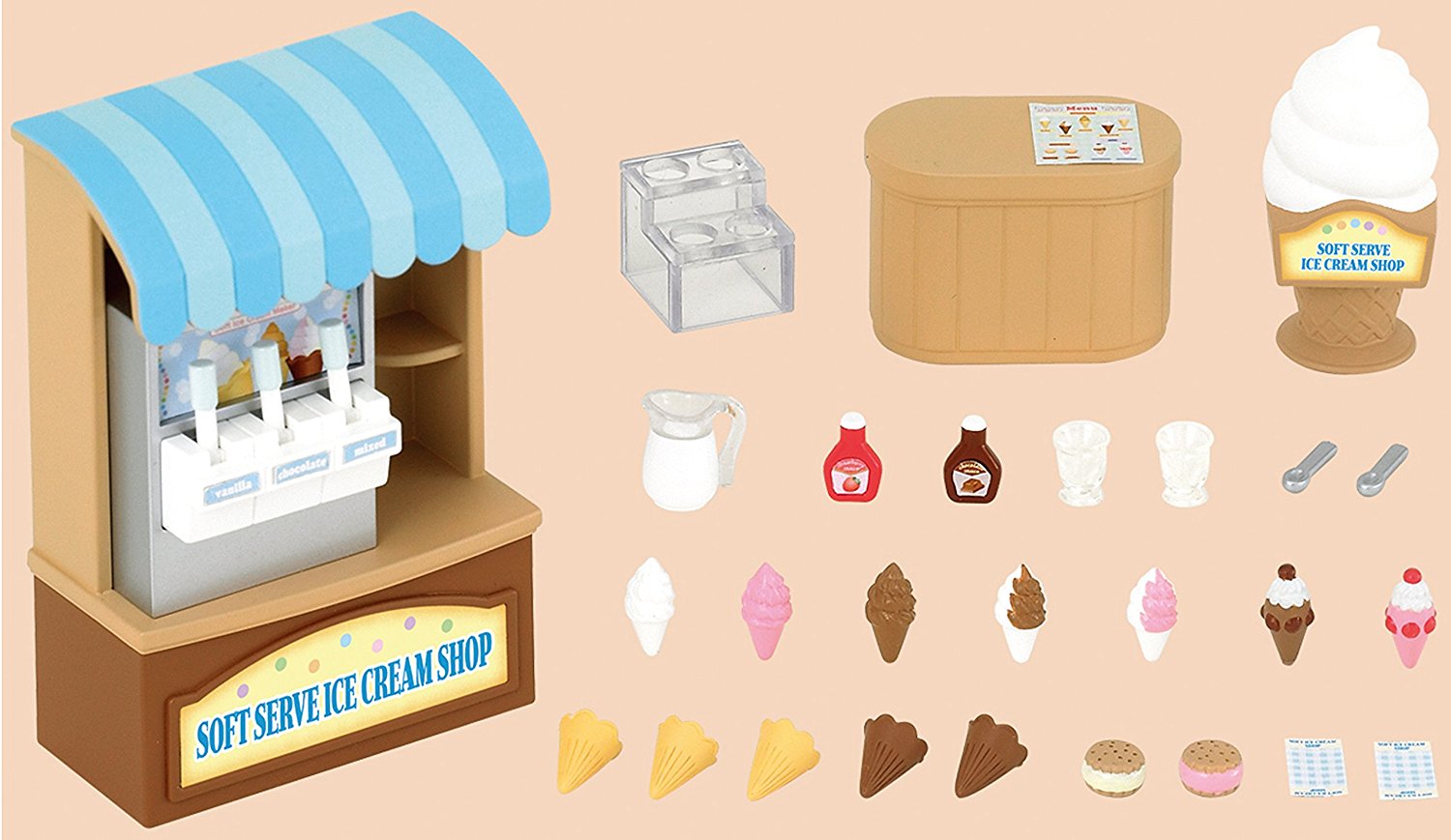 calico critters ice cream shop