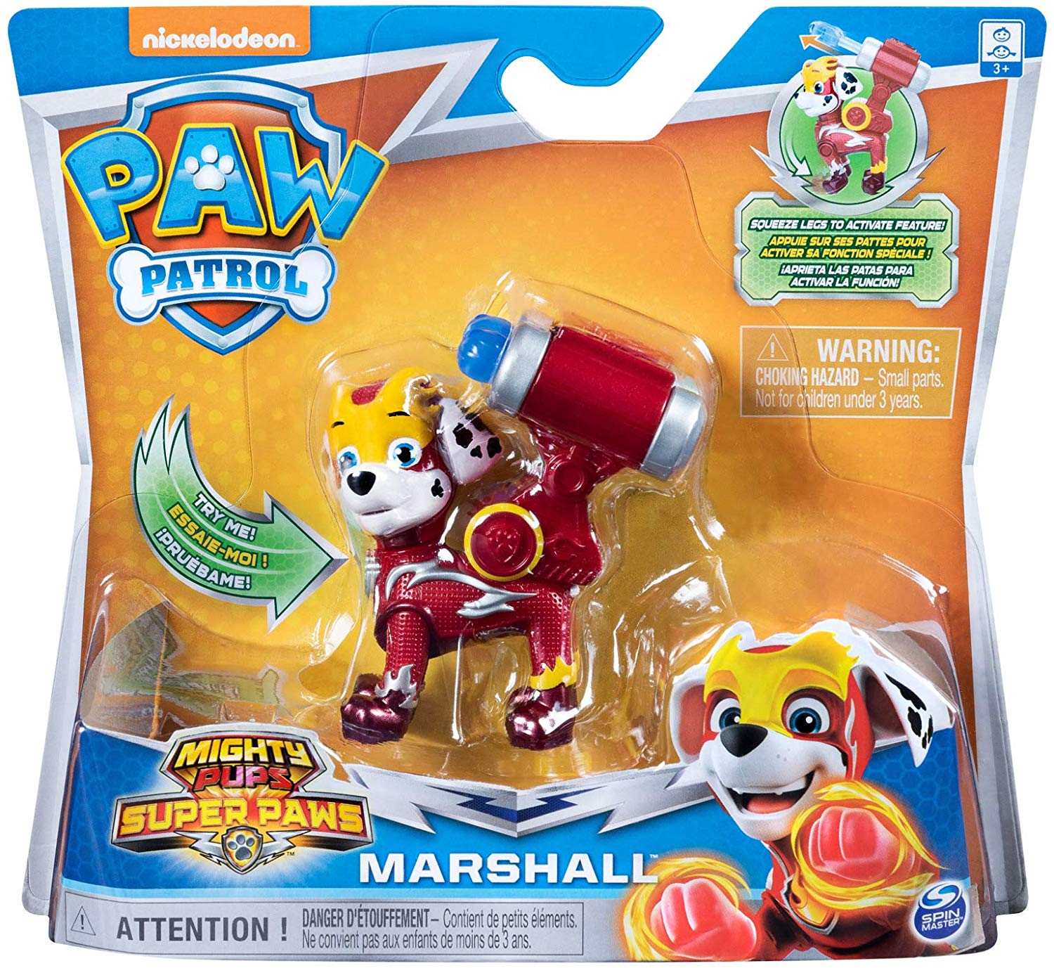 Paw Patrol 6054867 Power Changing véhicule Marshall