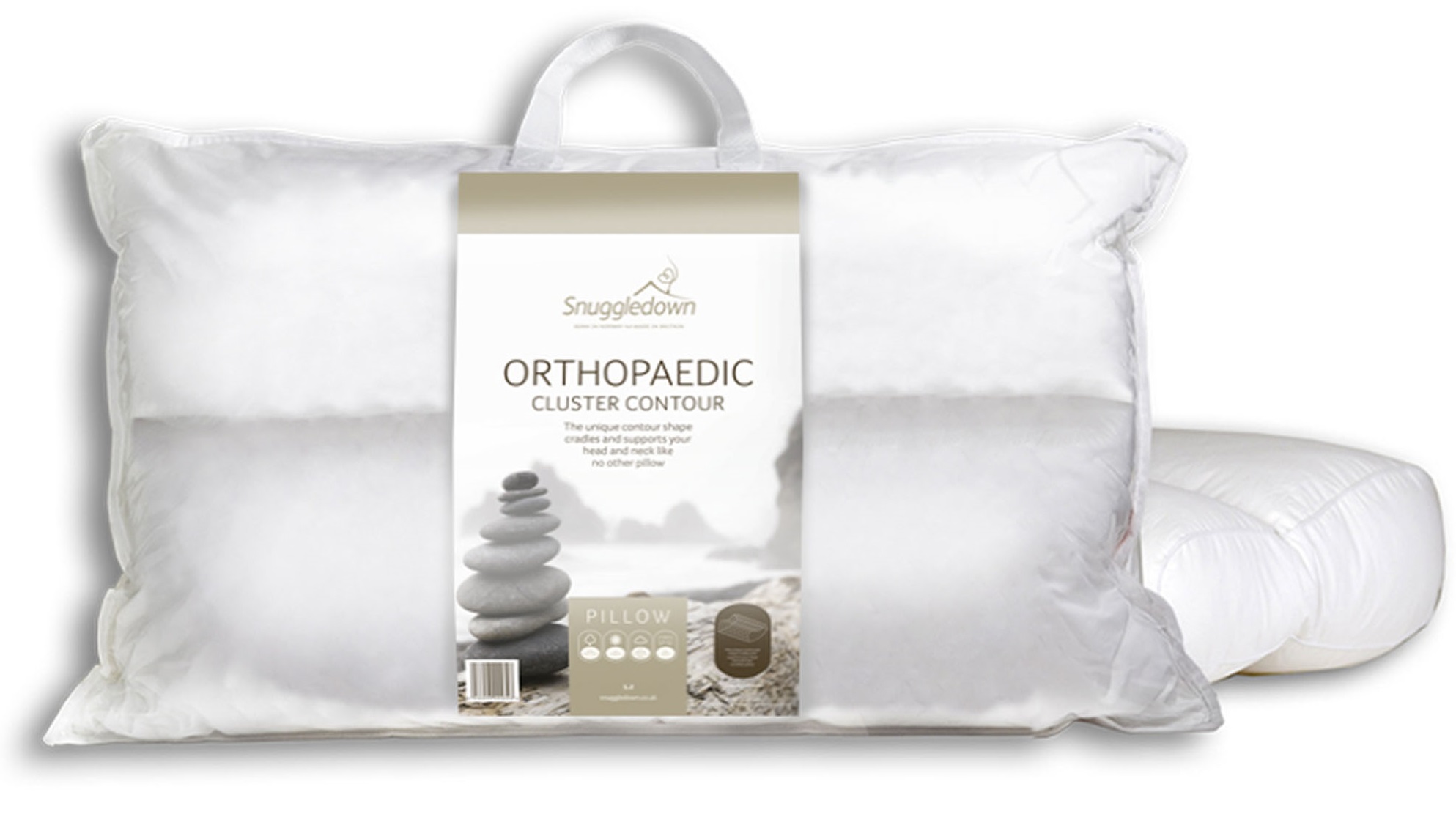 Snuggledown Orthopaedic Contour Pillow 100 Cotton Cover 5037045017590