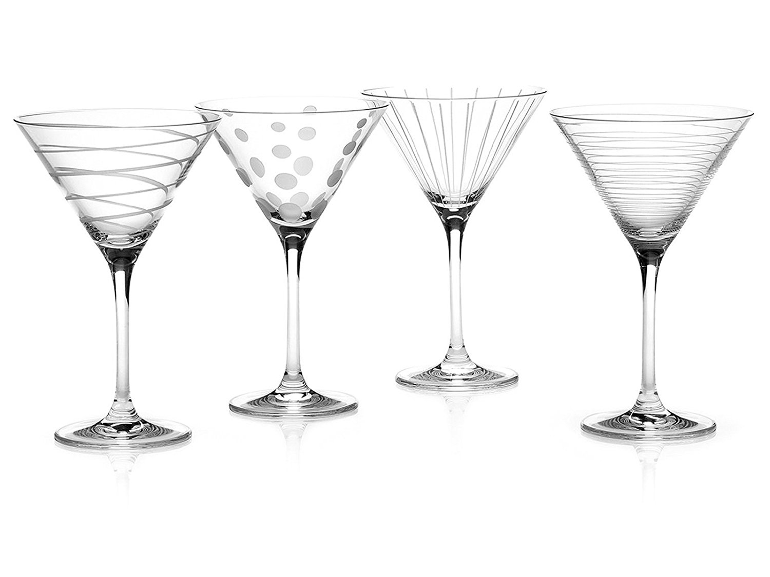 Mikasa Cheers Martini Crystal Glass Set of 4 290ml Boxed Set Cocktail