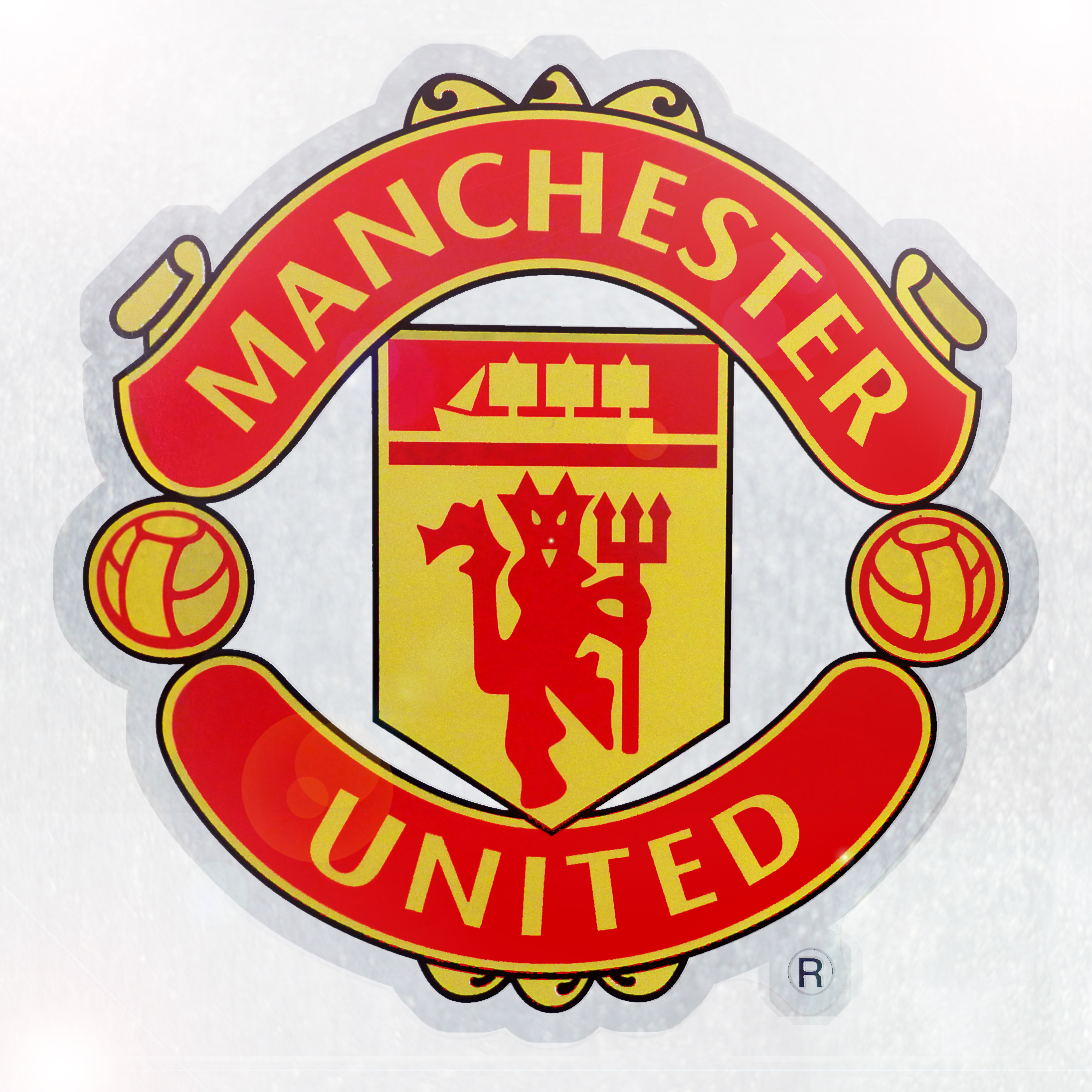 manchester united official football gift car window sticker