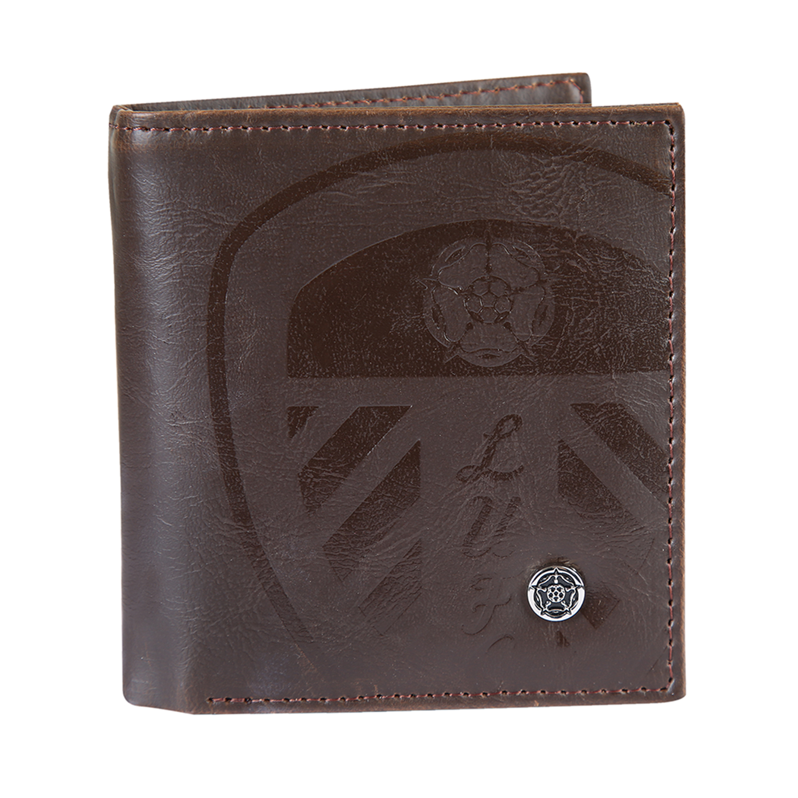 Leeds United AFC Official Football Gift Luxury Brown Faux Leather