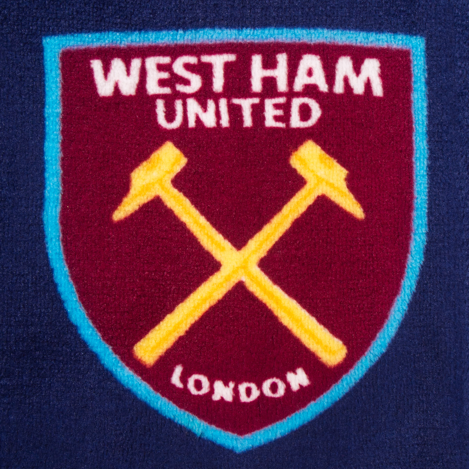 West Ham United FC Official Soccer Gift Boys Hooded Fleece Dressing Gown Robe - Picture 6 of 8