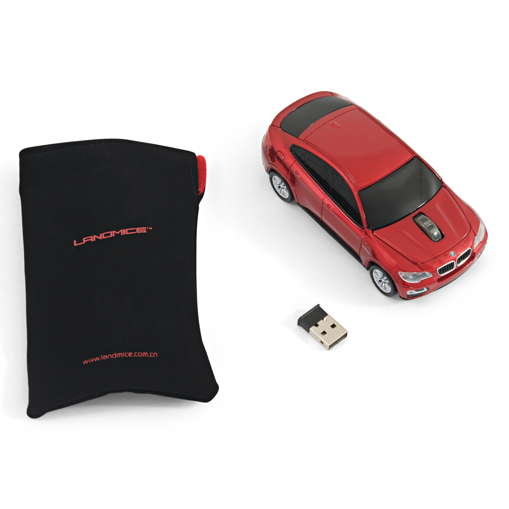 Official BMW X6 Car Wireless Computer Mouse Red eBay