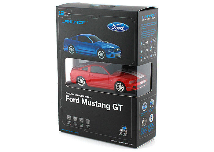 Official Ford Mustang GT Car Wireless Computer Mouse Red