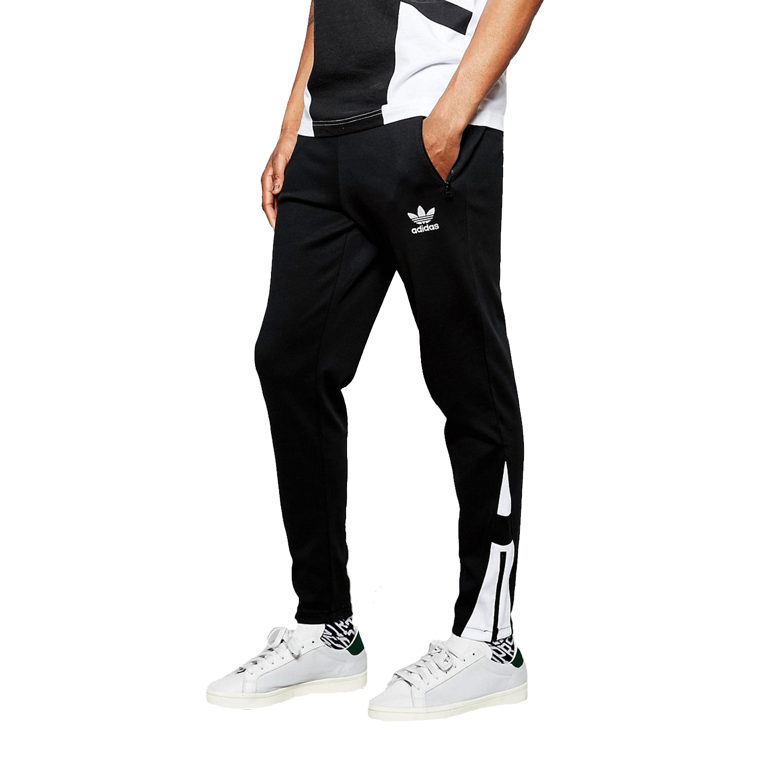 fitted track pants