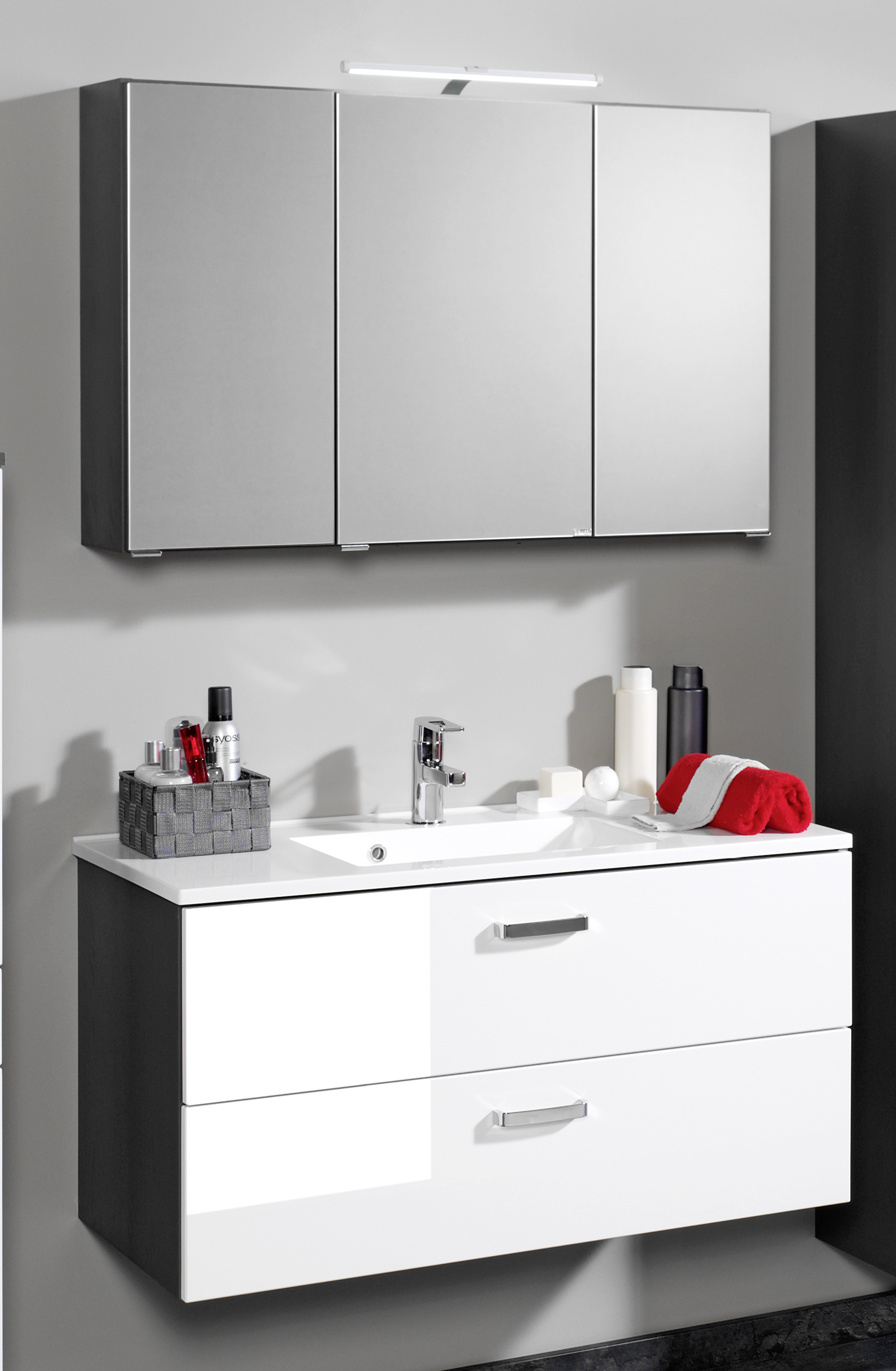 HELD Möbel Bologna Waschtisch/Spiegel-Set Badschrank, Schrank ... HELD Möbel Bologna Waschtisch/Spiegel-Set Badschrank, Schrank ...