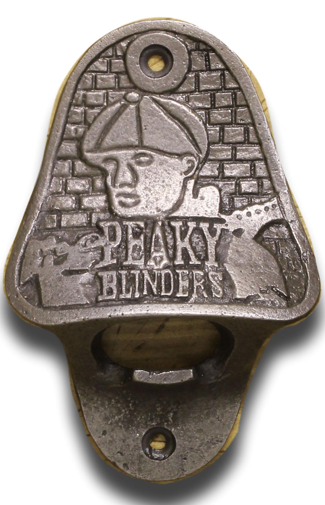 Cast Iron Bottle Opener//Heavy//Vintage//Antiqued//Bar Blade//Drinks// PEAKY BLINDERS